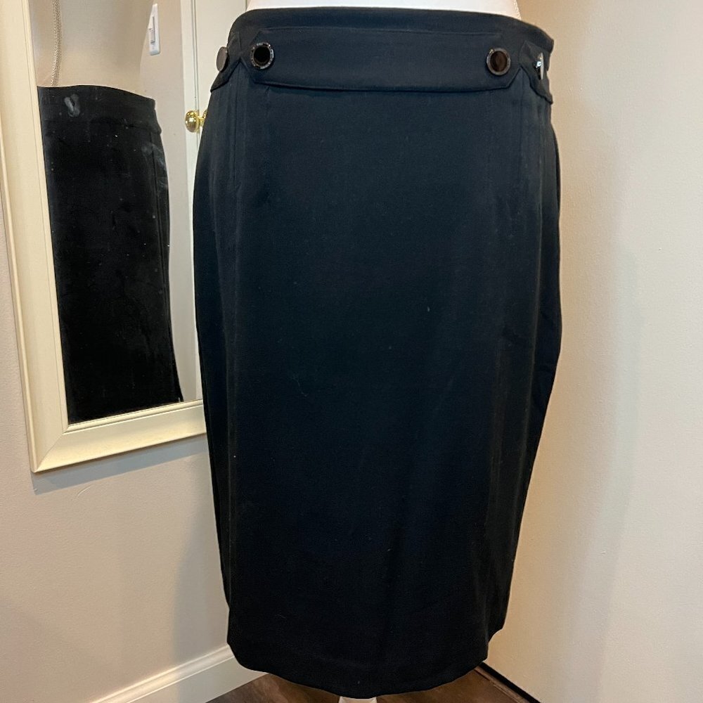 Adrienne Vittadini Black pencil skirt, Size 6